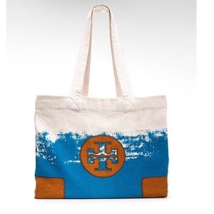 Tory Burch Canvas Beach Bag